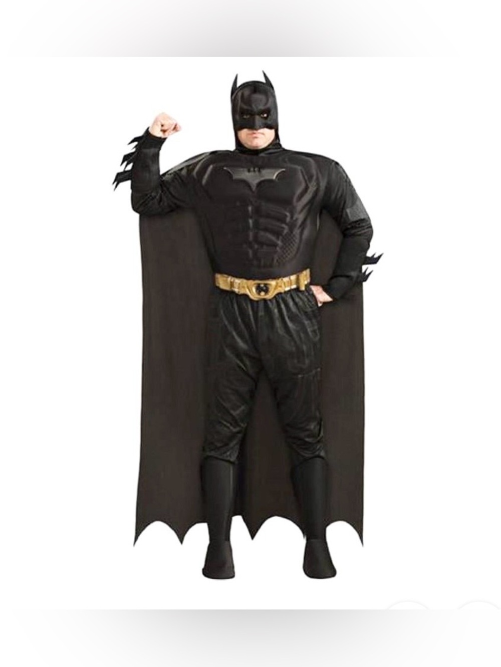 Batman Dark Knight Muscle Chest Adult Plus Costume One Plus Size 2-3X Halloween